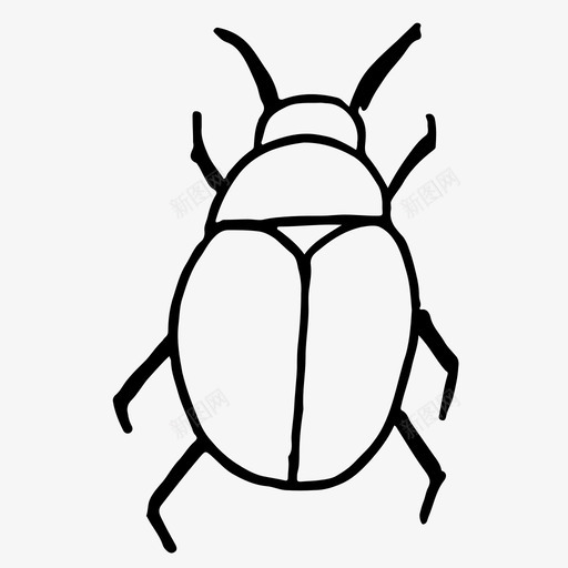 虫子手绘昆虫图标svg_新图网 https://ixintu.com 手绘 昆虫 素描 素描图标 自然 虫子