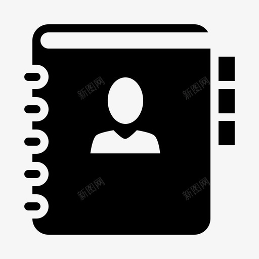 address booksvg_新图网 https://ixintu.com address book