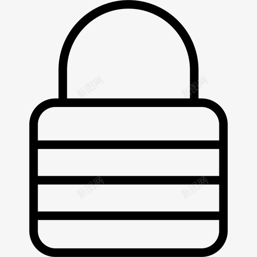 锁定关闭隐私图标svg_新图网 https://ixintu.com 关闭 安全 网络 锁定 隐私