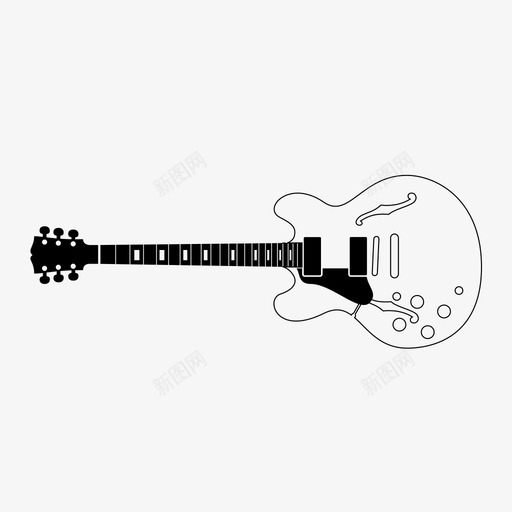 GibsonEs335Gibson335Guitar图标svg_新图网 https://ixintu.com Gibson335 GibsonEs335 Guitar Guitars Lefthanded