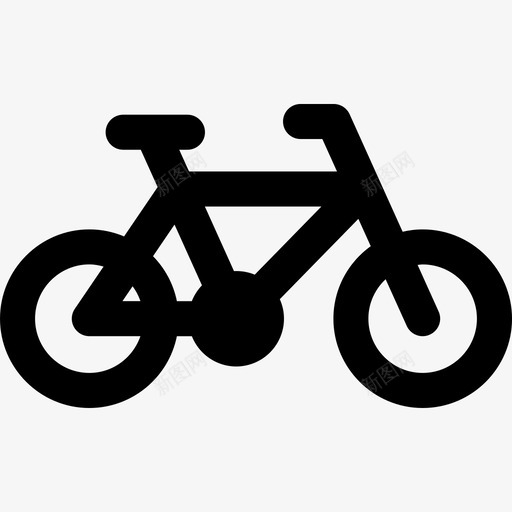 青年自行车交通工具满载图标svg_新图网 https://ixintu.com 交通工具 满载 青年自行车