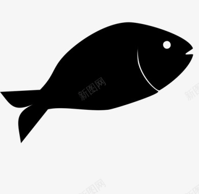 鱼动物生活在水中图标图标