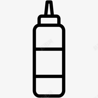 酱汁瓶滴图标图标