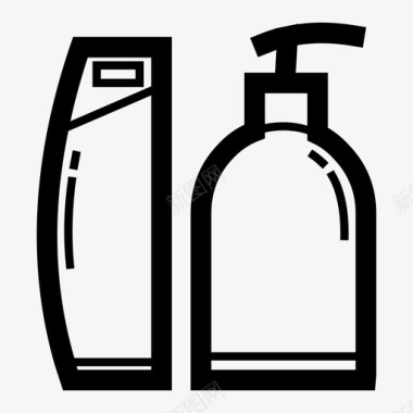 洗发水肥皂网店图标图标