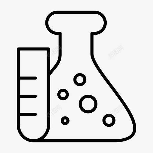 化学流体实验室图标svg_新图网 https://ixintu.com 化学 实验室 流体 液体 管