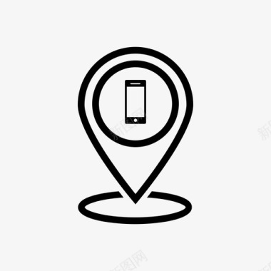 pin手机地图pin图标图标