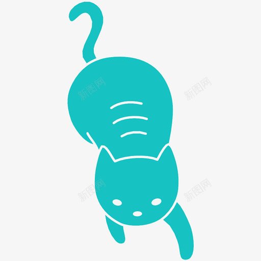 猫玩可爱猫图标svg_新图网 https://ixintu.com 可爱 宠物 猫 猫玩 猫的力量