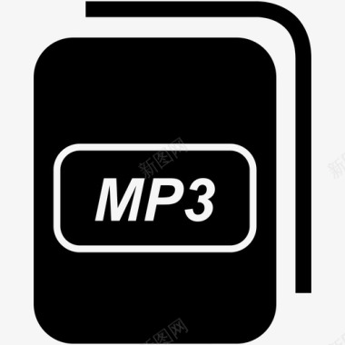 mp3文件音频格式图标图标
