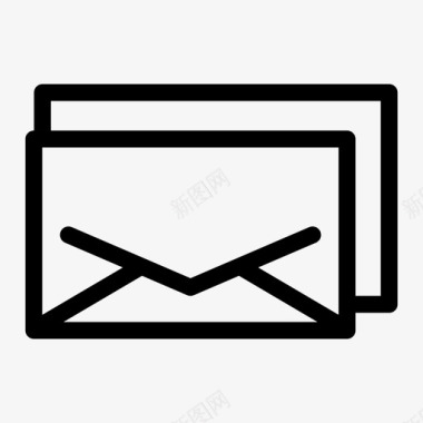 邮件批处理电子邮件图标图标