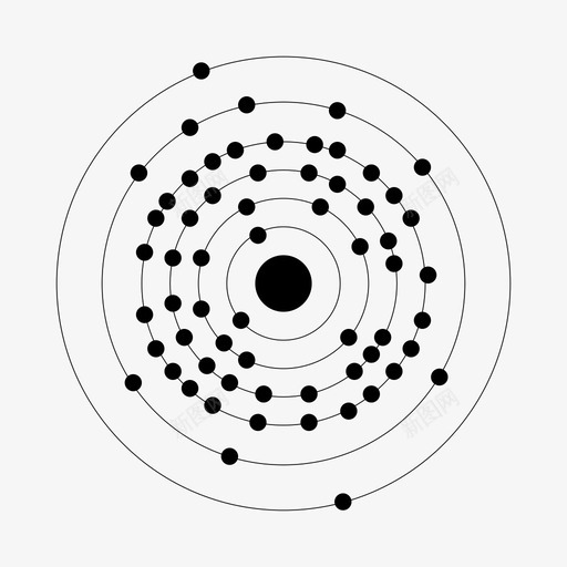 063铕铕原子元素图标svg_新图网 https://ixintu.com 063铕铕 元素 元素周期表 原子 硬质 金属 镧系元素