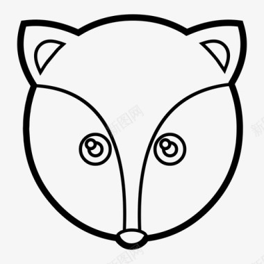 狐狸动物猫图标图标