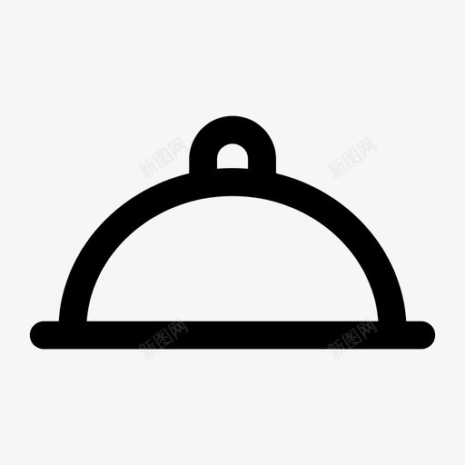 食物盘图标svg_新图网 https://ixintu.com 食物盘