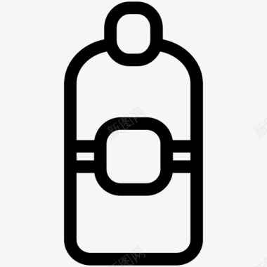瓶子液体容器图标图标