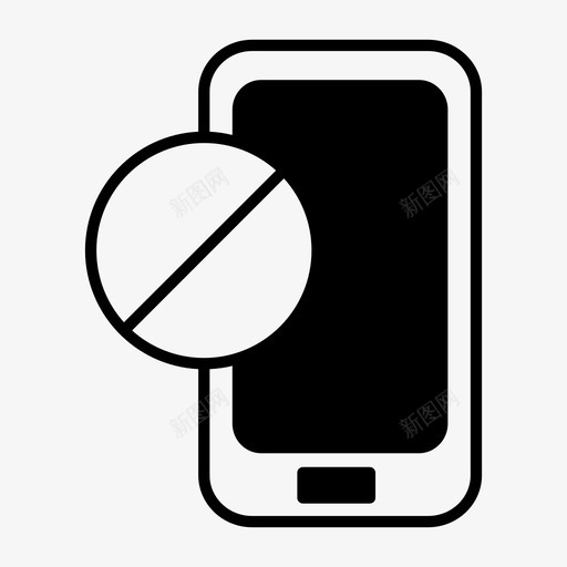 移动禁用android禁用应用程序图标svg_新图网 https://ixintu.com android iphonemobile 禁用应用程序 移动电话 移动禁用