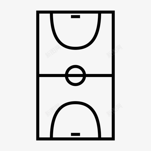 篮球场地球场图标svg_新图网 https://ixintu.com 场地 岩石 球场 篮球 运动