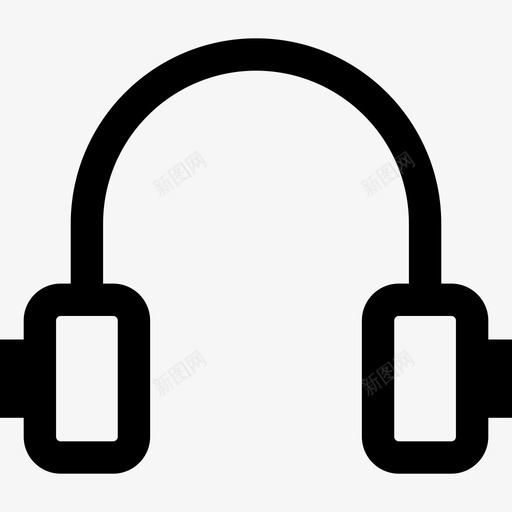 复古耳机随机套线性图标svg_新图网 https://ixintu.com 复古耳机 线性 随机套