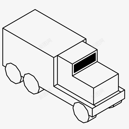 卡车军队冲突图标svg_新图网 https://ixintu.com 军事 军用车辆 军队 冲突 卡车 战争 战斗