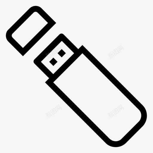 连接器设备记忆棒图标svg_新图网 https://ixintu.com usb 技术 网络通信线路图标 记忆棒 设备 连接器