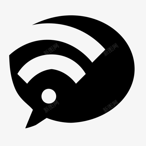 微信连wifisvg_新图网 https://ixintu.com 微信连wifi