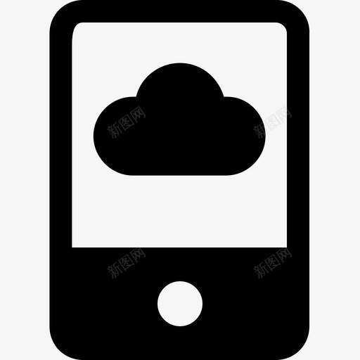 云计算云驱动icloud图标svg_新图网 https://ixintu.com icloud 云计算 云计算glyph32 云驱动 智能手机 移动