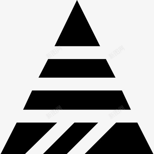 金字塔图表图形图标svg_新图网 https://ixintu.com 三角形 业务图表和图表glyph24 图形 图表 级别 金字塔