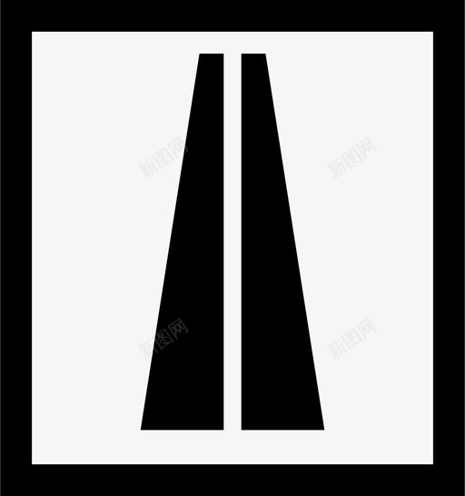 公路道路路标图标svg_新图网 https://ixintu.com 公路 路标 道路
