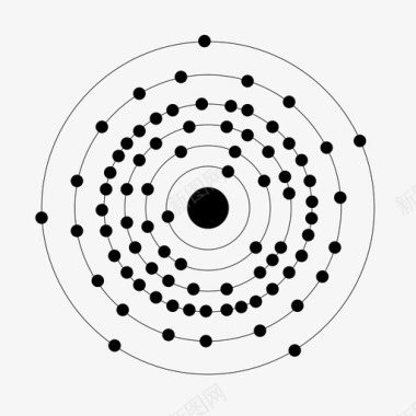 083铋铋原子致密图标图标