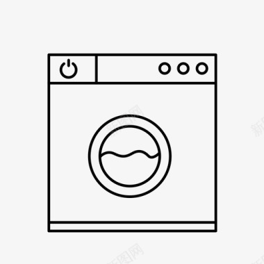 洗衣干洗洗衣服图标图标