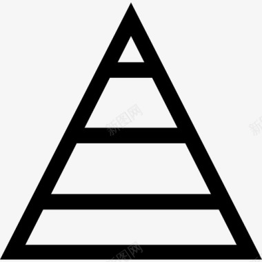 金字塔图图表水平图标图标