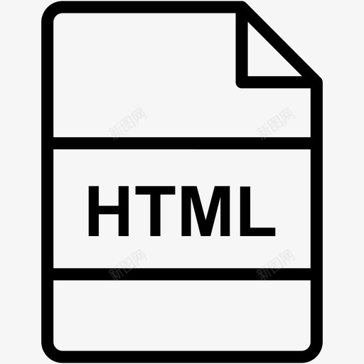 html编码文档图标svg_新图网 https://ixintu.com html 扩展名 扩展文件2 文档 编码 页面