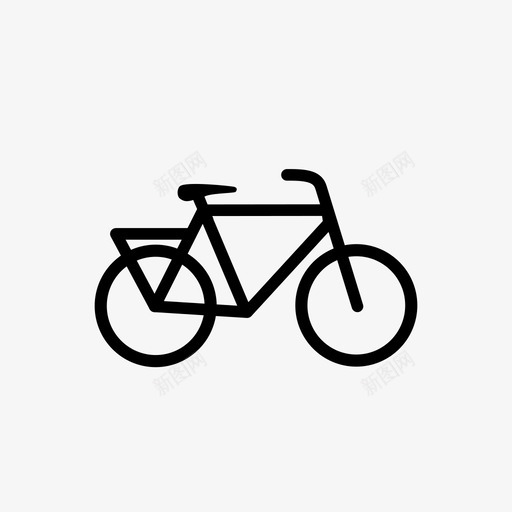 钻石自行车货物图标svg_新图网 https://ixintu.com 流动性 自行车 货物 货车原型 钻石