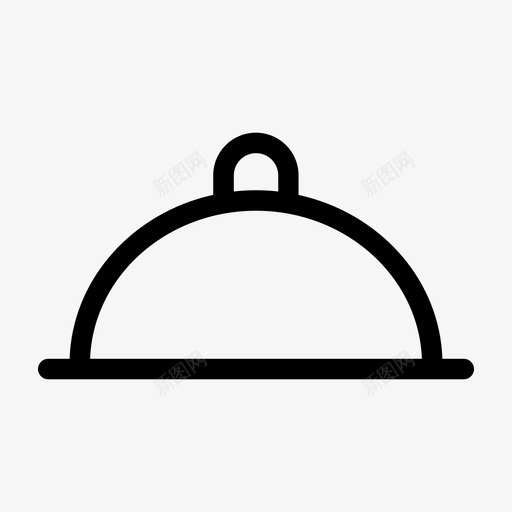 食物盘图标svg_新图网 https://ixintu.com 食物盘
