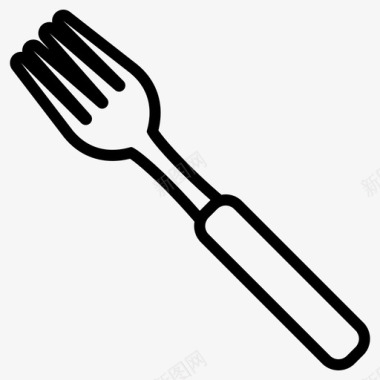 叉子餐具餐厅图标图标