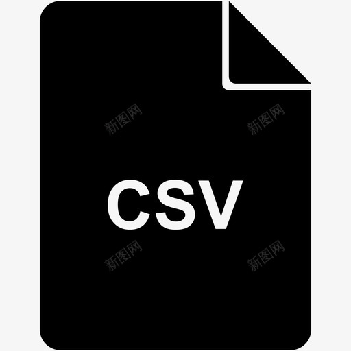 csv编码文档图标svg_新图网 https://ixintu.com csv 扩展名 扩展名文件 文件 文档 编码