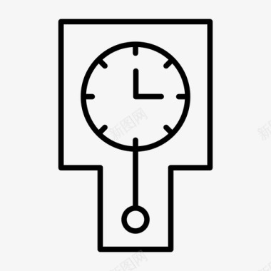 挂钟时间计时器图标图标