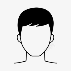男男男男化身男男短发图标高清图片