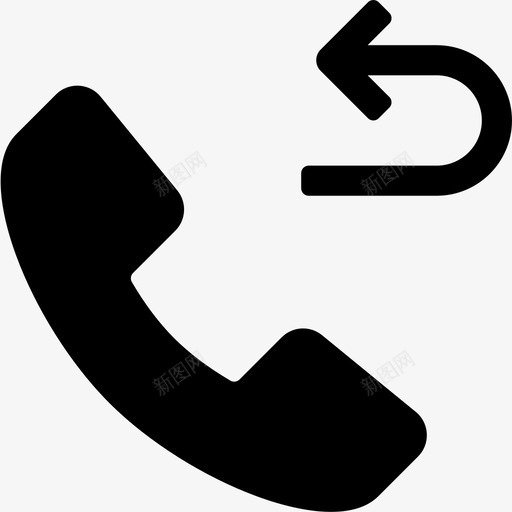 电话呼叫座机图标svg_新图网 https://ixintu.com 不可用 呼叫 座机 拒绝 电话 电话已满 返回