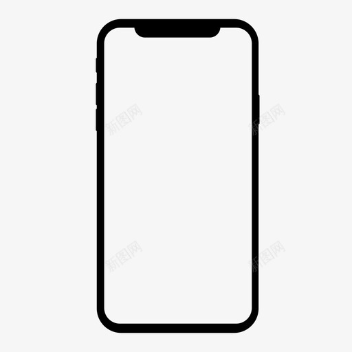 iphone8苹果苹果iphone图标svg_新图网 https://ixintu.com iphone8 手机 智能手机 苹果 苹果iphone