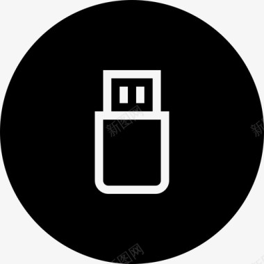 usb数据驱动器图标图标