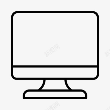 桌面计算机数字图标图标