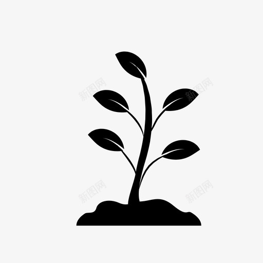 栽种svg_新图网 https://ixintu.com 栽种 栽种，树，土，农业，农