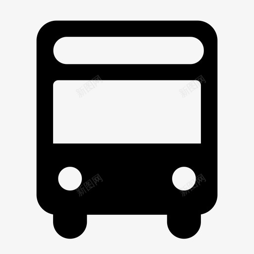 公共汽车通勤公路图标svg_新图网 https://ixintu.com 交通 公共汽车 公路 旅行 通勤