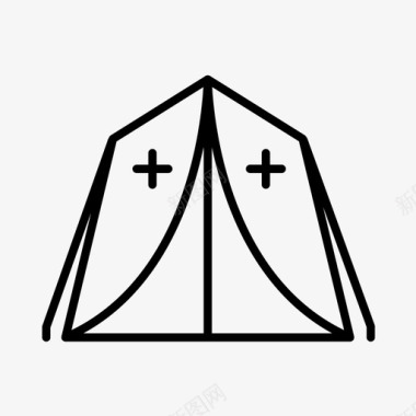 医疗帐篷武装部队军队图标图标