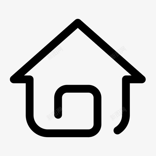 店铺首页svg_新图网 https://ixintu.com 店铺首页 Icon_Home