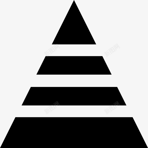 金字塔图表图形图标svg_新图网 https://ixintu.com 三角形 业务图表和图表glyph24 图形 图表 级别 金字塔