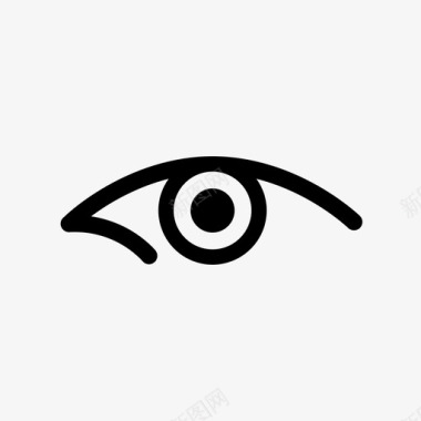 右眼眼睛视力图标图标