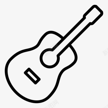 吉他乐队乐器图标图标
