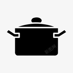 待煮盘装食物图标锅煮食物图标高清图片