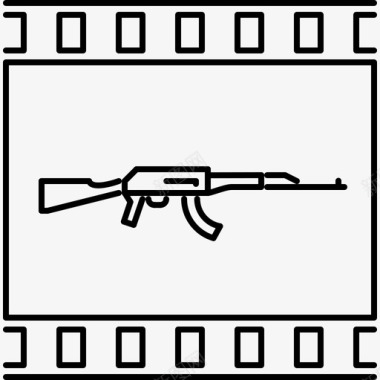 战争电影步枪图标图标