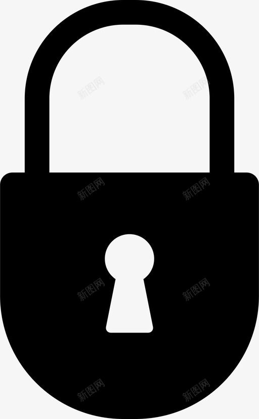 锁定密钥受保护图标svg_新图网 https://ixintu.com 不可用 充满数字生态系统 受保护 安全 密钥 锁定
